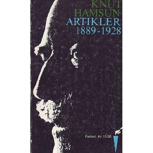 "Artikler 1889-1928" av Knut Hamsun