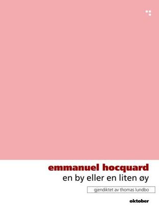 "En by eller en liten øy" av Emmanuel Hocquard