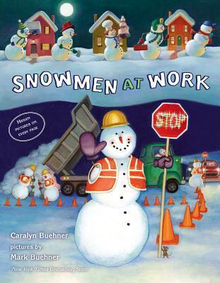 "Snowmen at Work" av Caralyn Buehner