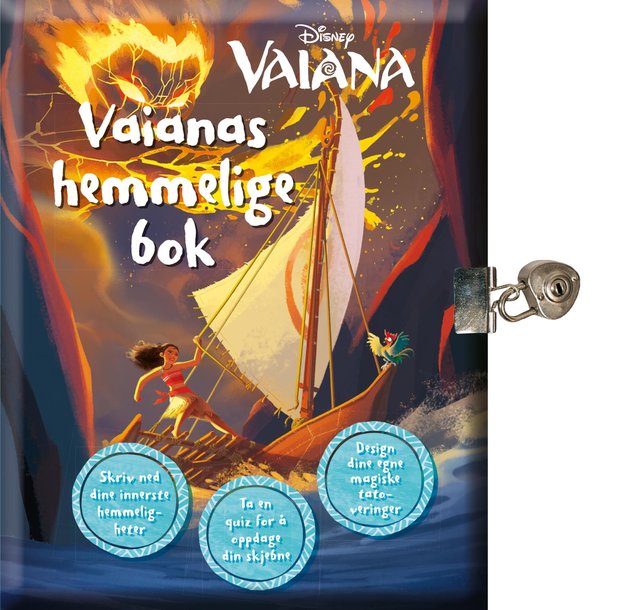 "Vaianas hemmelige bok" av Ann-Karin Bye