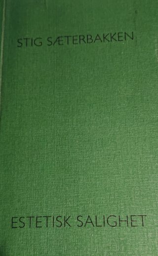 "Estetisk salighet - essays" av Stig Sæterbakken