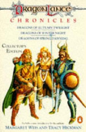 "Dragonlance Chronicles Dragons of Autumn Twilight, Dragons of Winter Night, Dragons of Spring Dawnin (TSR Fantasy)" av Margaret Weis