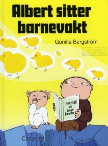 Albert Åberg sitter barnevakt