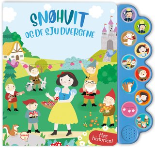 Snøhvit og de sju dvergene - lydbok med norsk stemme