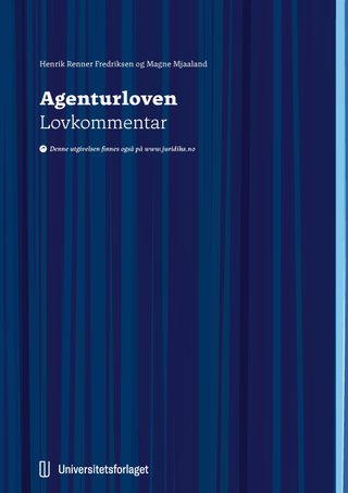 Agenturloven - lov 19. juni 1992 nr. 56 om handelsagenter og handelsreisende : lovkommentar