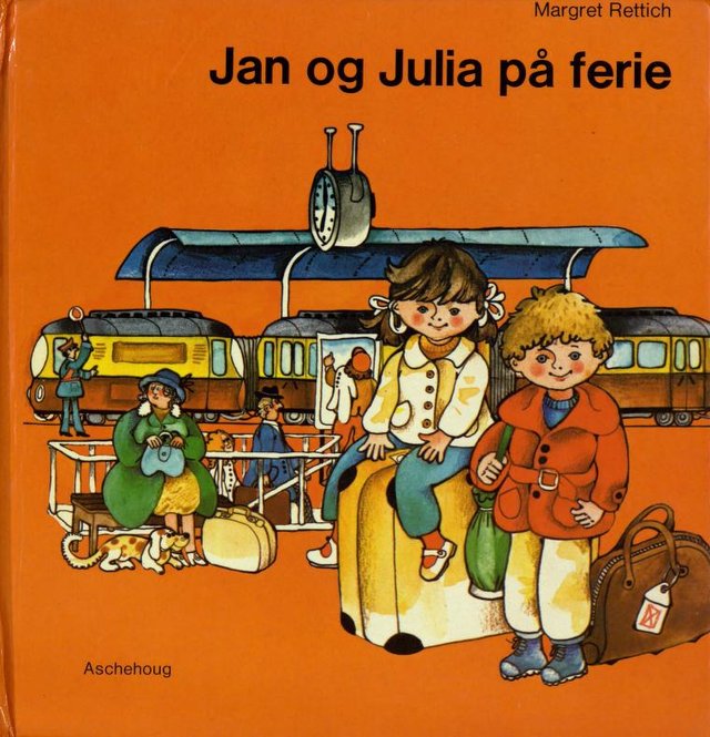 "Jan og Julia på ferie" av Margret Rettich