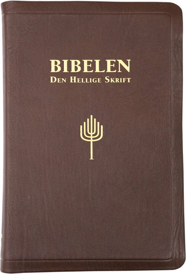 "Bibelen - Den hellige skrift : Det gamle og Det nye testamentes kanoniske bøker" 