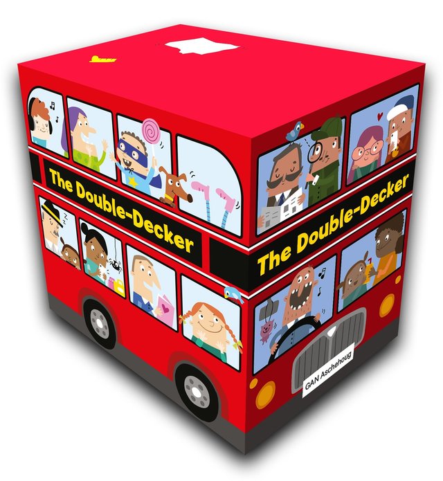 "The red double-decker" av Patricia Pritchard