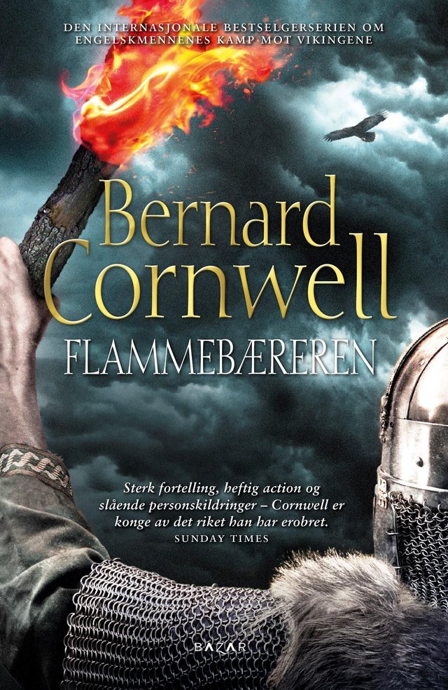 "Flammebæreren - historisk roman" av Bernard Cornwell