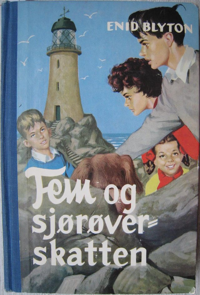 "Fem og sjørøverskatten" av Enid Blyton