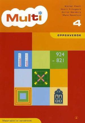 "Multi 4 - oppgavebok : matematikk for barnetrinnet" av Bjørnar Alseth