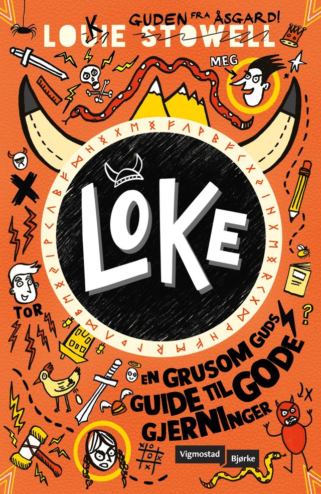 "Loke - en grusom guds guide til gode gjerninger" av Louie Stowell