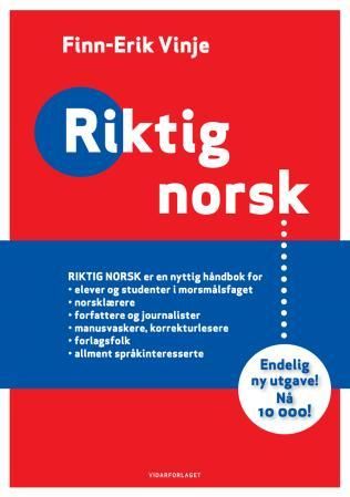 "Riktig norsk" av Finn-Erik Vinje