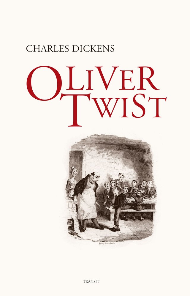 "Oliver Twist, eller En fattiggutts liv og levnet" av Charles Dickens