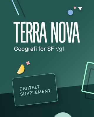 "Terra nova - Digitalt supplement : geografi for studieforberedende vg1" av Svein Erik Stave
