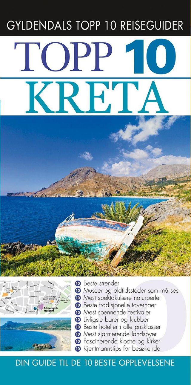 "Kreta - topp 10 : din guide til de 10 beste opplevelsene" av Robin Gauldie