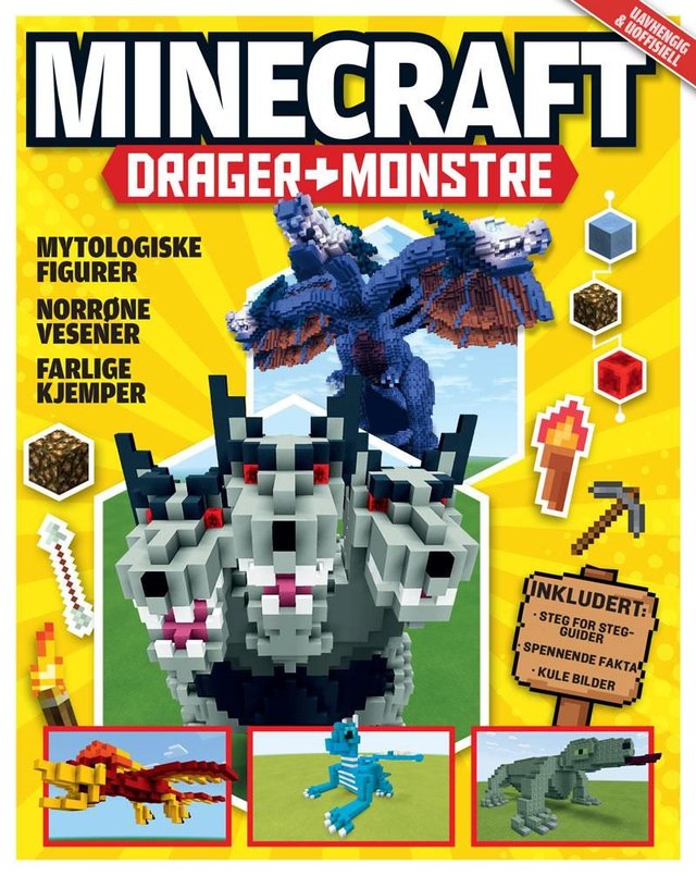 "Minecraft - drager + monstre" av Inger Marit Hansen