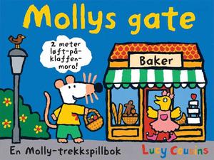 "Mollys gate - en Molly-trekkspillbok" av Lucy Cousins