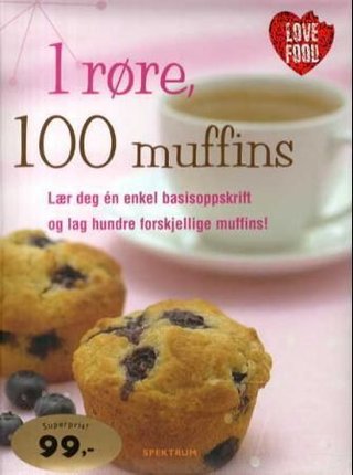 1 røre, 100 muffins - lær deg én enkel basisoppskrift og lag hundre forskjellige muffins!