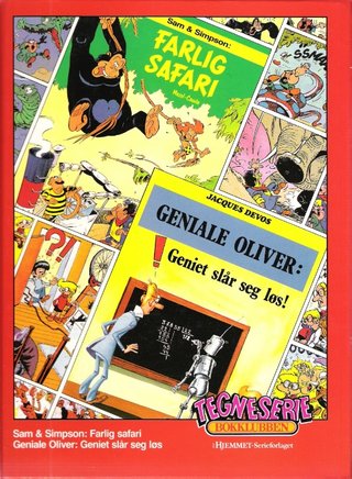Farlig safari ; Geniale Oliver : geniet slår seg løs! - Sam & Simpson :