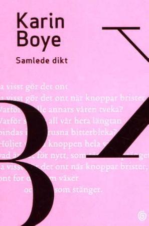 "Samlede dikt" av Karin Boye