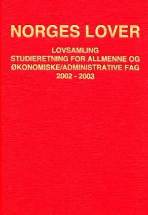 "Norges lover - lovsamling" av Thor Rasmus Bjerknes