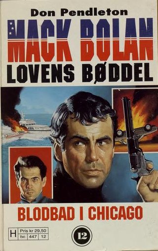 "Blodbad i Chicago" av Don Pendleton