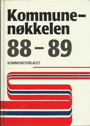 "Kommunenøkkelen 88-89 10. utgave Redaksjon: Inform AS, Nesbru"