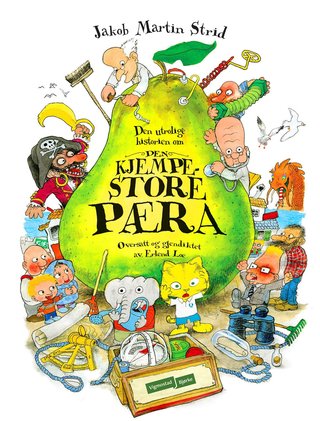 "Den utrolige historien om den kjempestore pæra (eller Beretningen om hvordan Jeronimus Bjergstrøm Severin Olsen ble gjeninnsatt i sitt rettmessige embete som Solbys borgermester, til glede for alle byens innbyggere, utenom én)" av Jakob Martin Strid