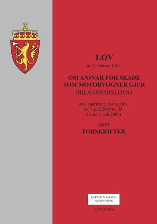Lov om ansvar for skade som motorvogner gjer (bilansvarslova) av 3. februar 1961 - med endringer, sist ved lov av 5. juni 2009 nr. 34 (i kraft 1. juli 2009)