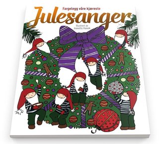 "Fargelegg våre kjæreste julesanger" av Jeanette Hanvik