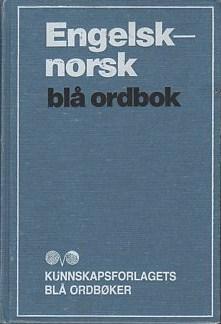 Engelsk-norsk blå ordbok