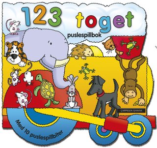 123 toget - puslespillbok