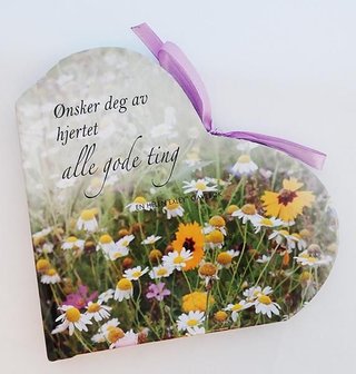 Ønsker deg av hjertet alle gode ting