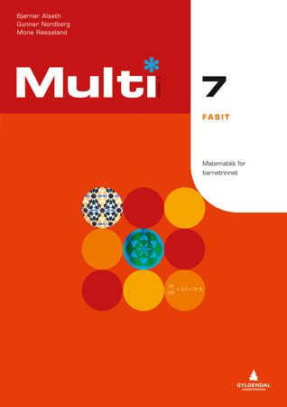 Multi 7, 2. utgave - Fasit : matematikk for barnetrinnet