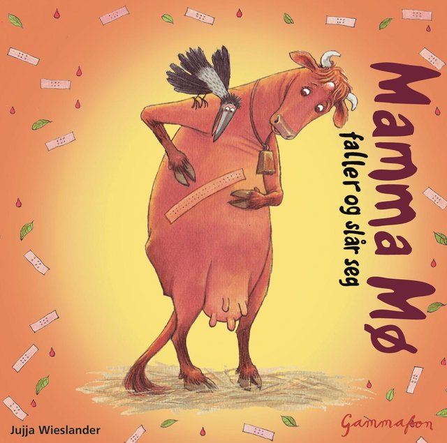 "Mamma Mø faller og slår seg" av Jujja Wieslander