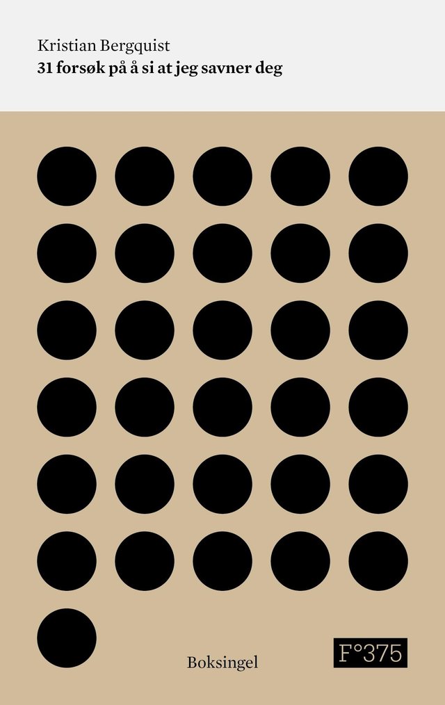 "31 forsøk på å si at jeg savner deg" av Kristian Bergquist