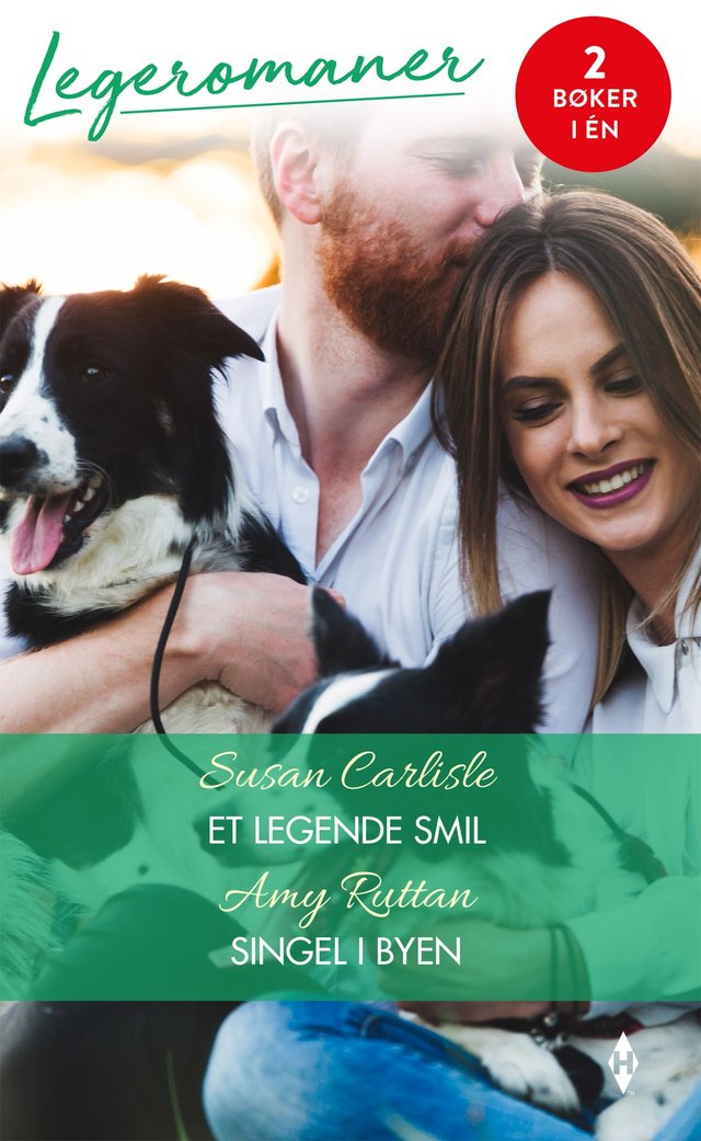 "Et legende smil ; Singel i byen" av Susan Carlisle