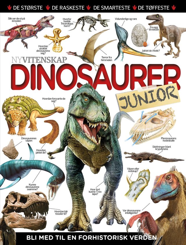 "Dinosaurer - junior" av Line Therkelsen