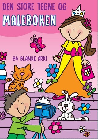 "Den store tegne og maleboken - 64 blanke ark!" av Simon Abbott