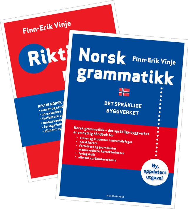"Vinje-pakke - Riktig Norsk + Norsk grammatikk" av Finn-Erik Vinje