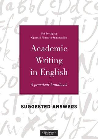 Academic writing in english suggested answers