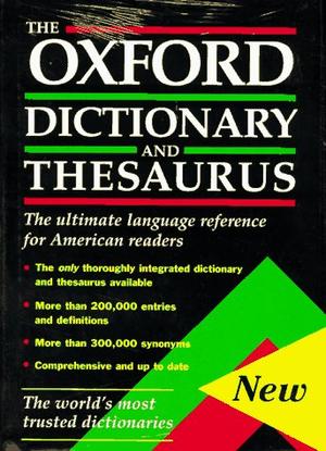"The Oxford Dictionary and Thesaurus The Ultimate Language Reference for American Readers" av Oxford University Press