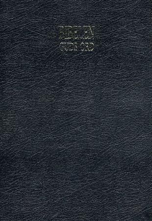 Ultratynn bibel i skinn med glidelås + Bibelatlas & kristendommens historie - konfirmantpakke