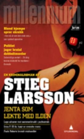 "Jenta som lekte med ilden" av Stieg Larsson