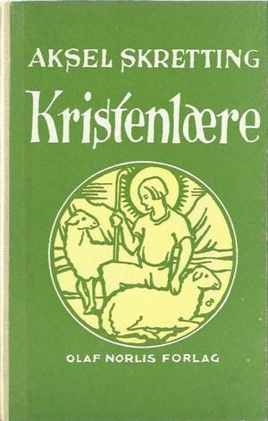 "Kristenlære for barn Knyttet til Luthers lille katekisme - Niende opplag - Godkjent av Kirke- og Undervisningsdepartementet som lærebok i folkeskolen i skriv den 6. februar 1960." av Aksel Skretting