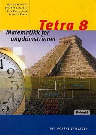 Tetra 8, d-bok - grunnbok : matematikk for ungdomstrinnet
