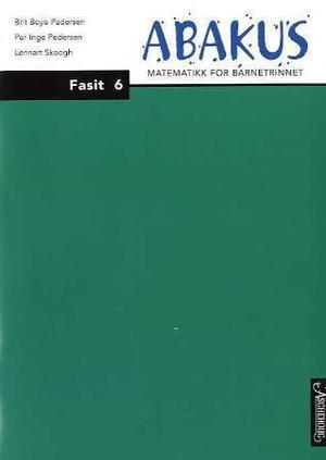 "Abakus - fasit 6 : matematikk for barnetrinnet" av Brit Boye Pedersen