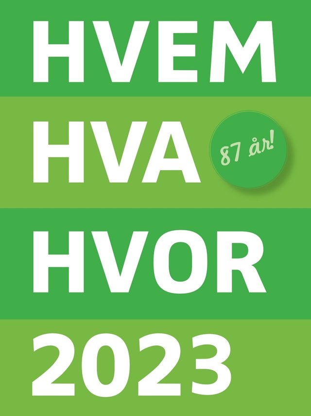"Hvem hva hvor 2023" av Knut Are Tvedt