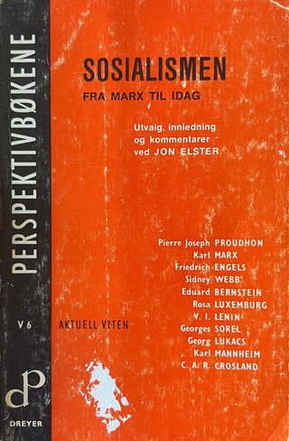 "Sosialismen fra Marx til idag" av Jon Elster